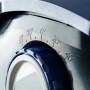 Detailaufnahme: Einstellrad des blauen CF100CL Poolroboters zur Zykluszeit-Anpassung.