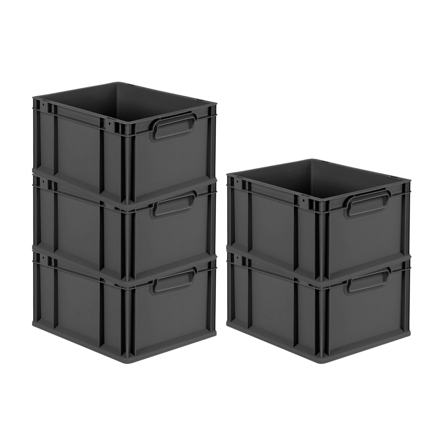 PROREGAL SparSet 5x Eurobox Nextgen Color HxBxT 22x30x40cm 20 Liter Griffe günstig online kaufen