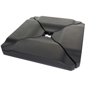 MCW Schirmständer A40, leer, aus Kunststoff, zum Befüllen mit Sand oder Wasser.