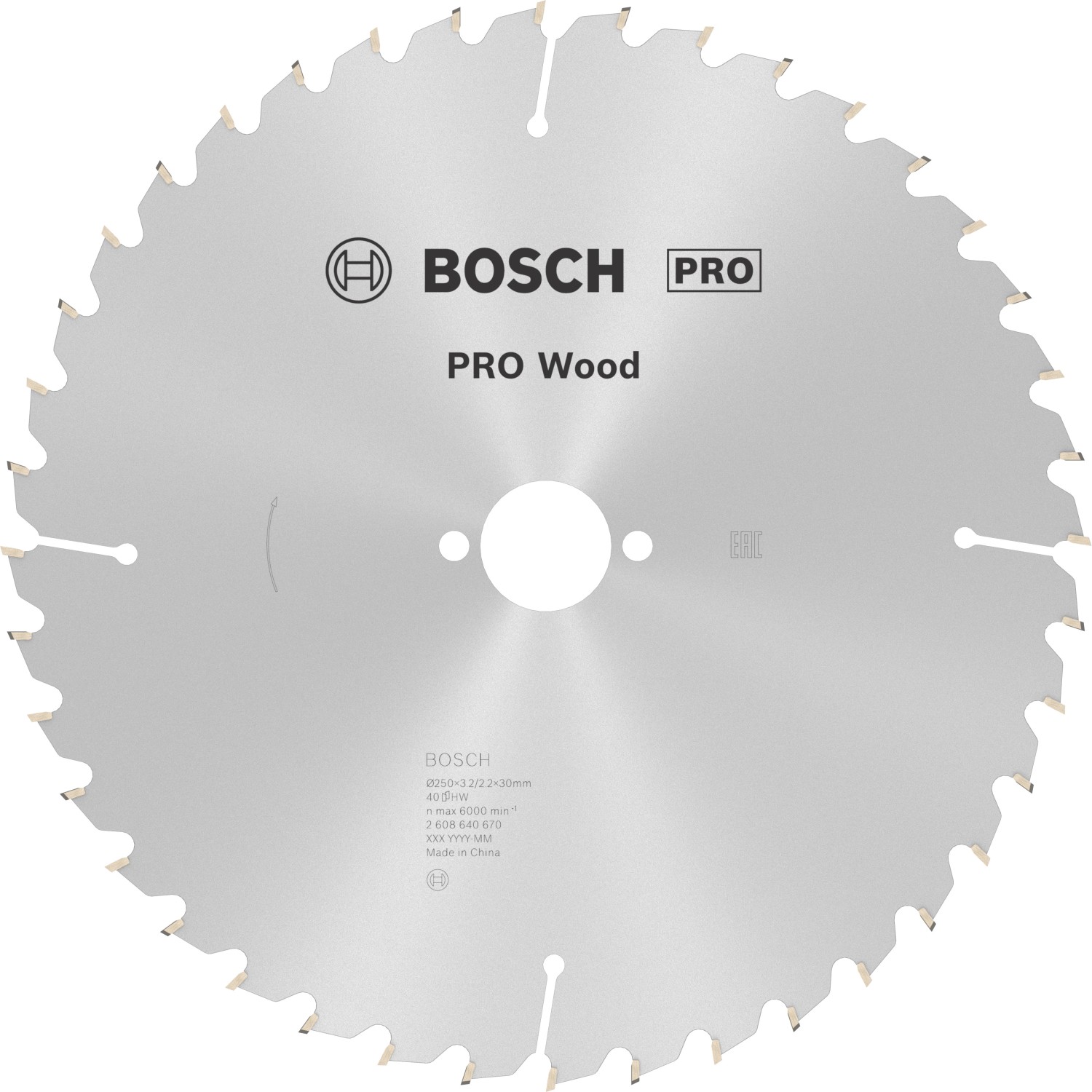 Bosch Kreissägeblatt Optiline Wood für Tischkreissägen Ø 250 mm günstig online kaufen