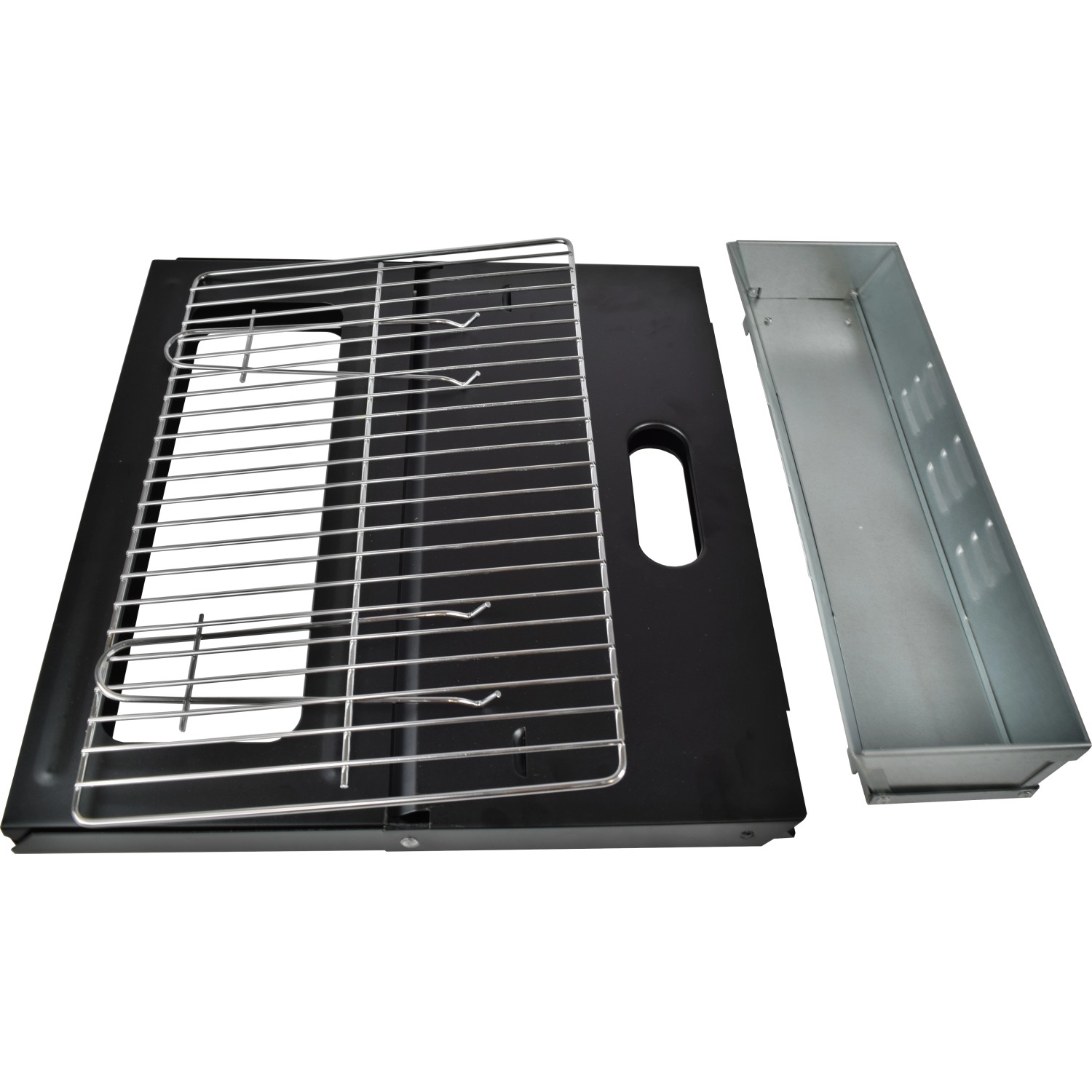 Activa Klappgrill Picknick, Holzkohlegrill mit Grillrost und Feuerwanne, ideal für Camping.