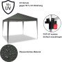 WOLTU Pavillon Pop-Up Wasserdichter Sonnenschutz 3 x 3 m Grau_5