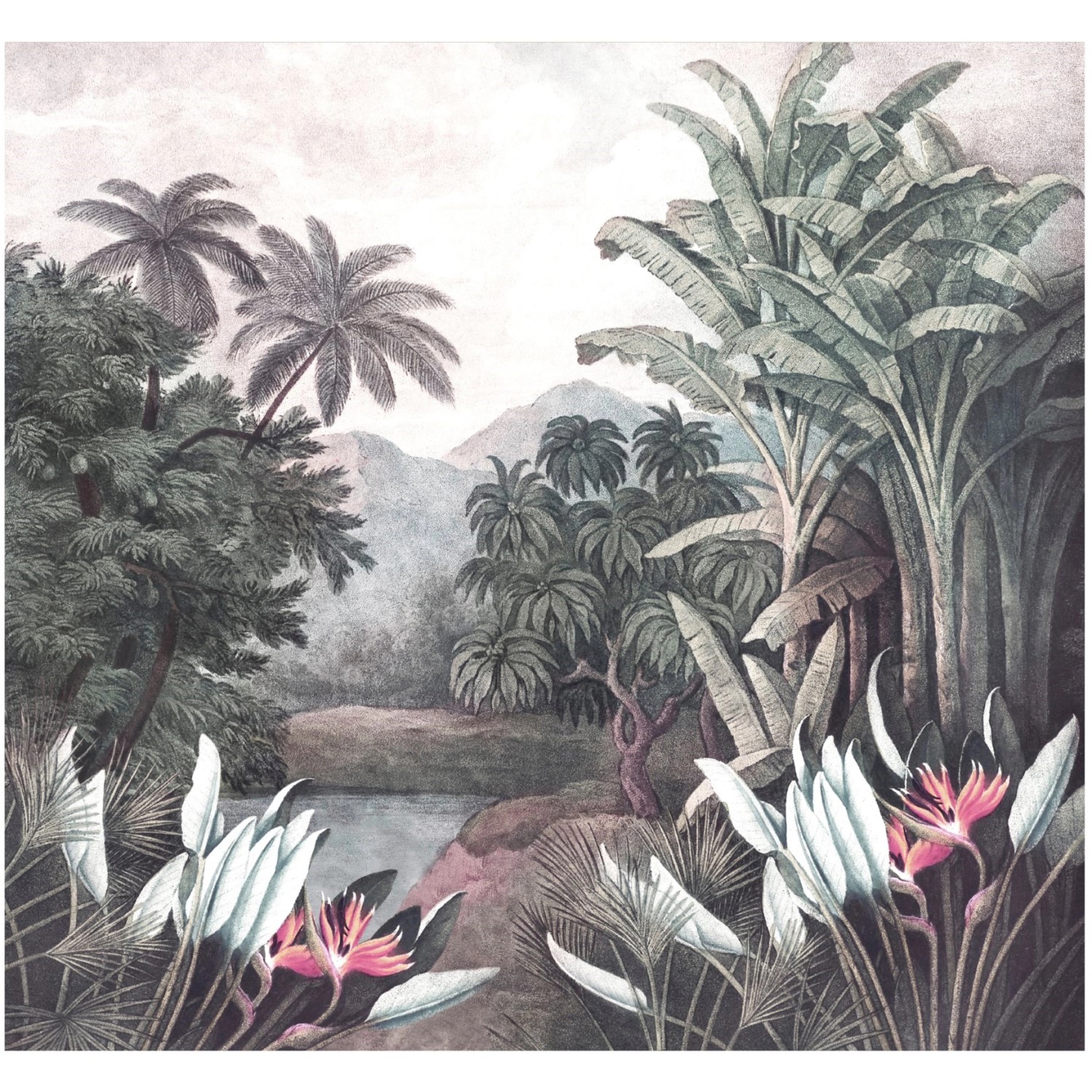 Art for the Home Fototapete Rainforest 280 x 300 cm