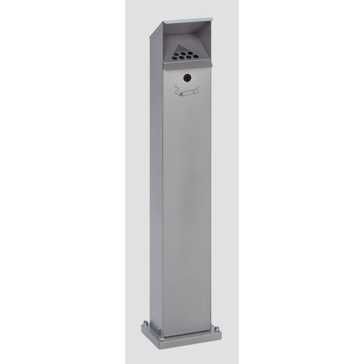 PROREGAL Robuster Ascher Standsäule Mit Schloss Und Bodenplatte 2 Liter HxB günstig online kaufen
