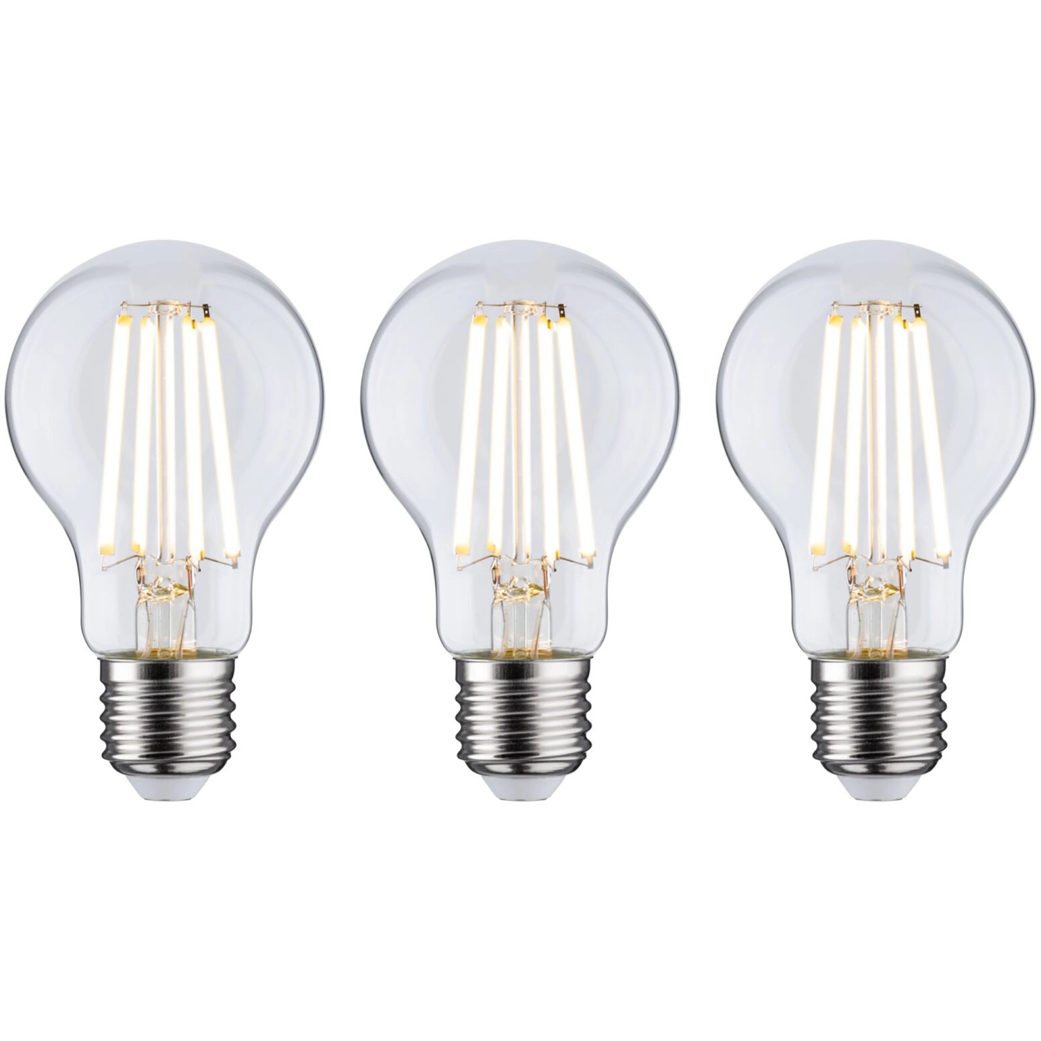 Paulmann "Eco-Line Filament 230V LED Birne E27 3er-Set 3x840lm 3x4W 3000K K günstig online kaufen