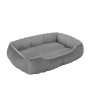 Anthrazitfarbenes Benno Hundebett Sammy, 65x50x16 cm, mit erhöhtem Rand.
