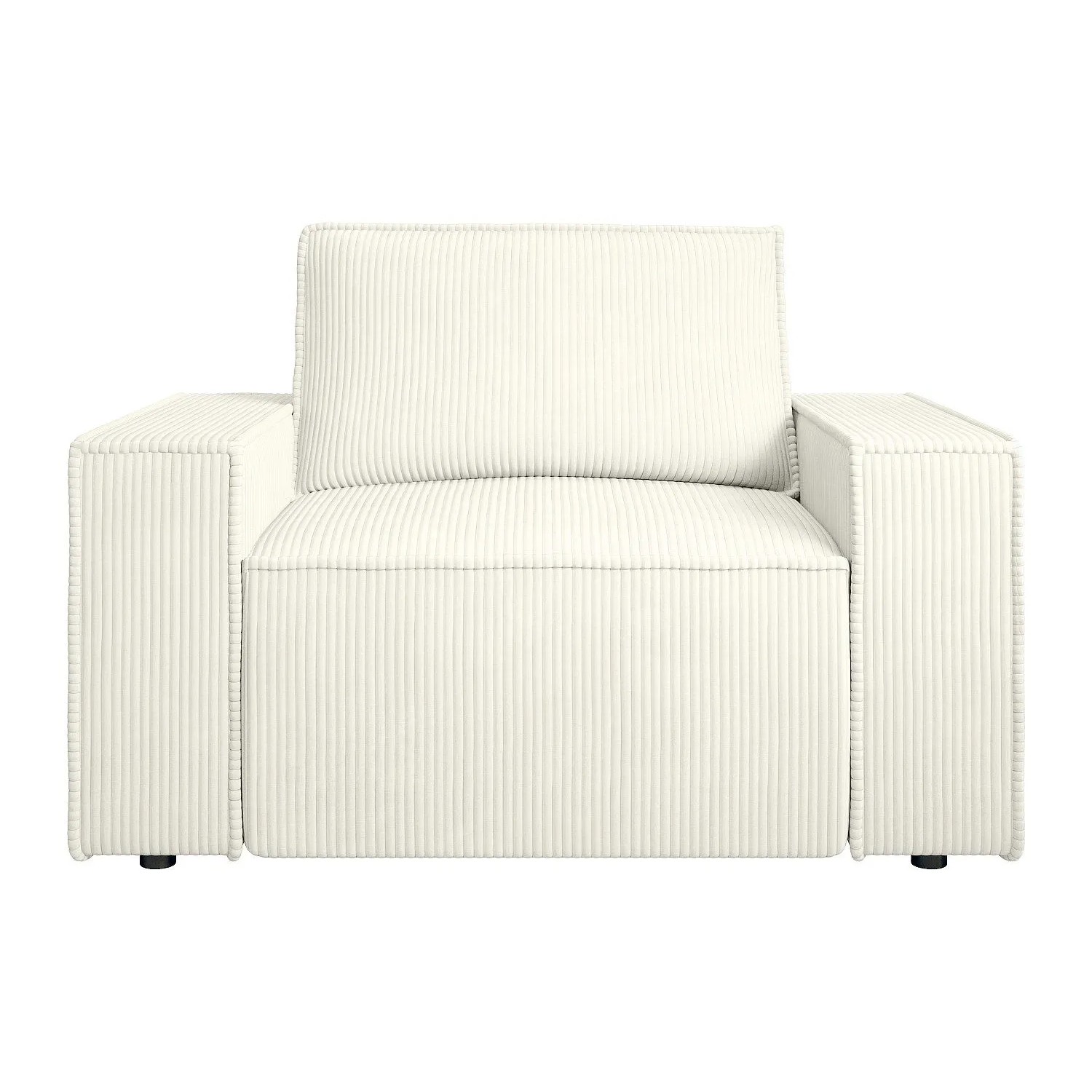 Vente-unique Sessel Mit Gerader Rückenlehne Amelia Weiß 120 cm