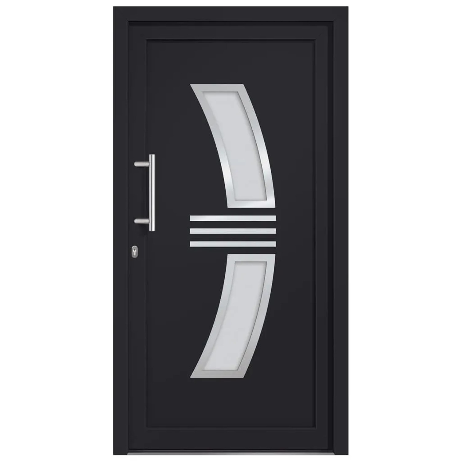 vidaXL Haustür Anthrazit 108x208 cm 3057574 günstig online kaufen