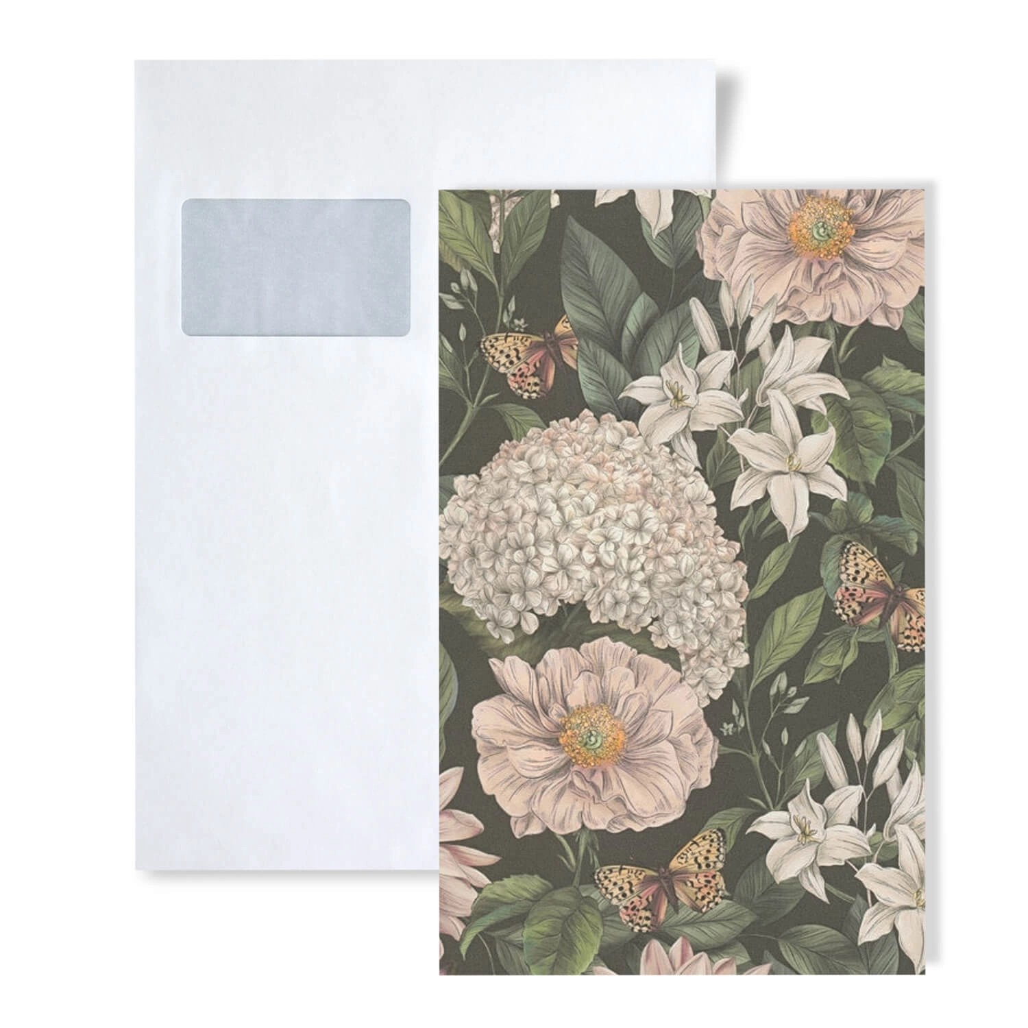 PROFHOME 1 MUSTERSTÜCK S-394261-GU DIN A4 MUSTER der Floralen Tapete günstig online kaufen