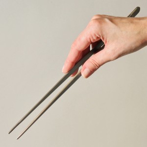 JBL ProScape Tool P 30 Pinzette, gerade, für Aquariumpflanzen. Hand hält Pinzette.