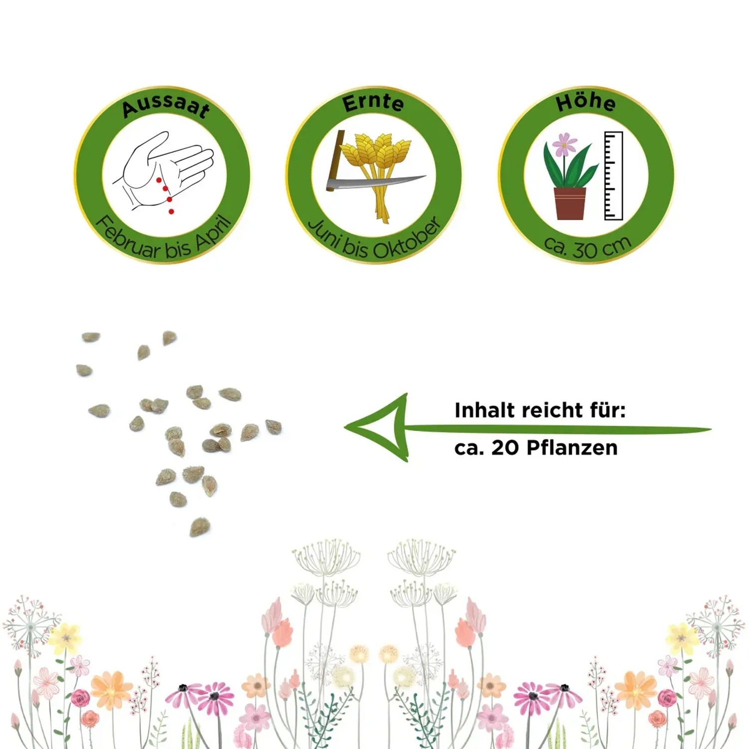 Samen der gelben Balkontomate Cereza Amarilla, ausreichend für ca. 20 Pflanzen.