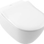 Villeroy & Boch Subway 2.0 WC-Set, wandhängend, spülrandlos, mit Soft-Close WC-Sitz.