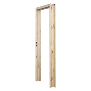 Radex Türzarge Landhaus Fichte, 61x198,5 cm, glatt, DIN rechts, für Wandstärke 60-80 mm.