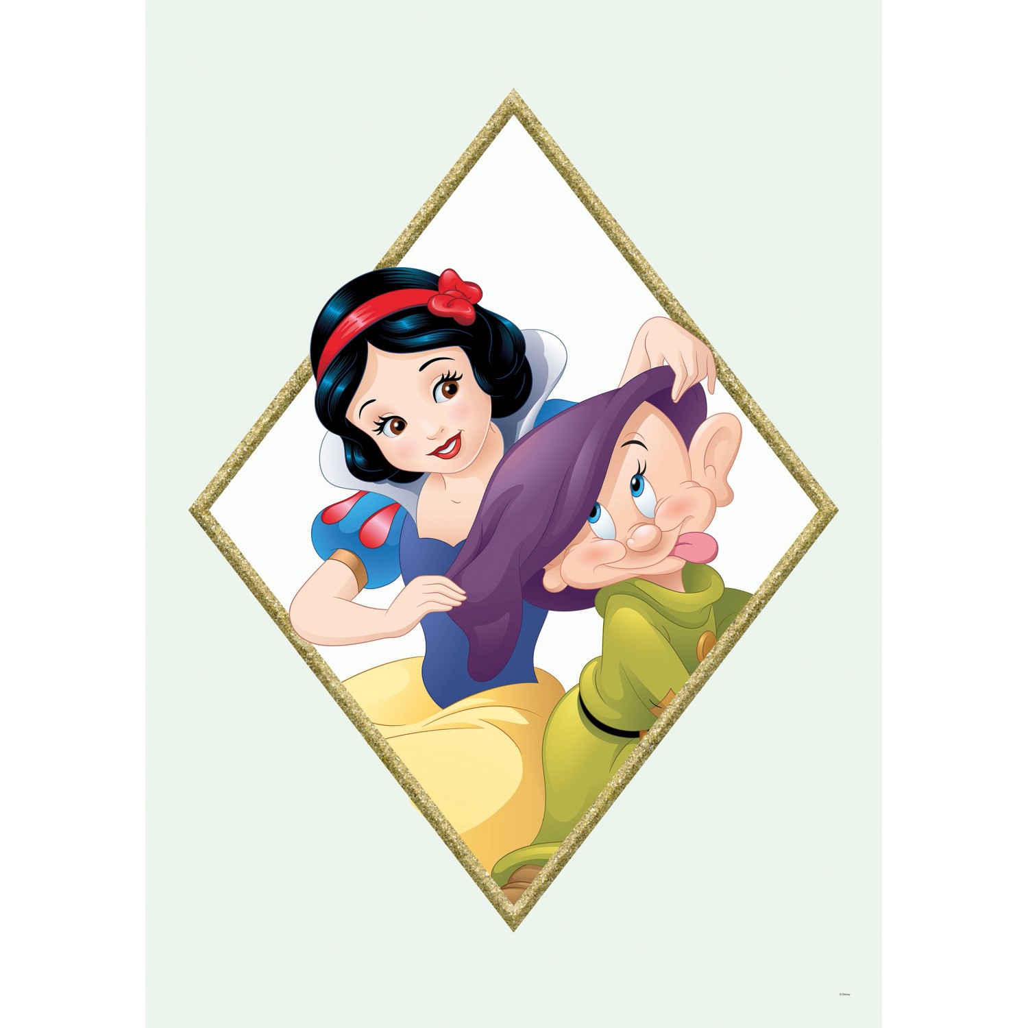 Komar Wandbild Snow White & Dopey 50 x 70 cm günstig online kaufen