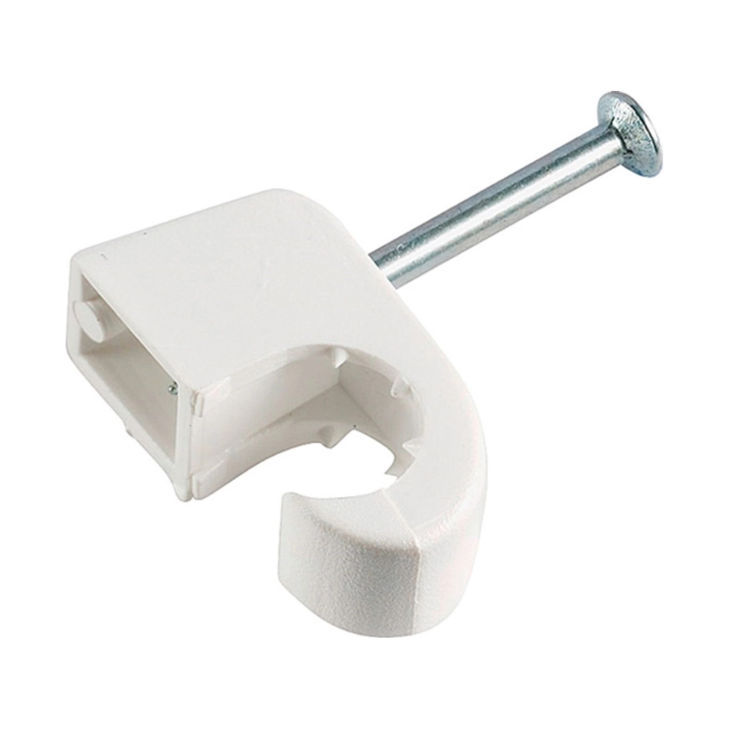 Express-Schelle 7 mm - 11 mm 200 Stück Weiß