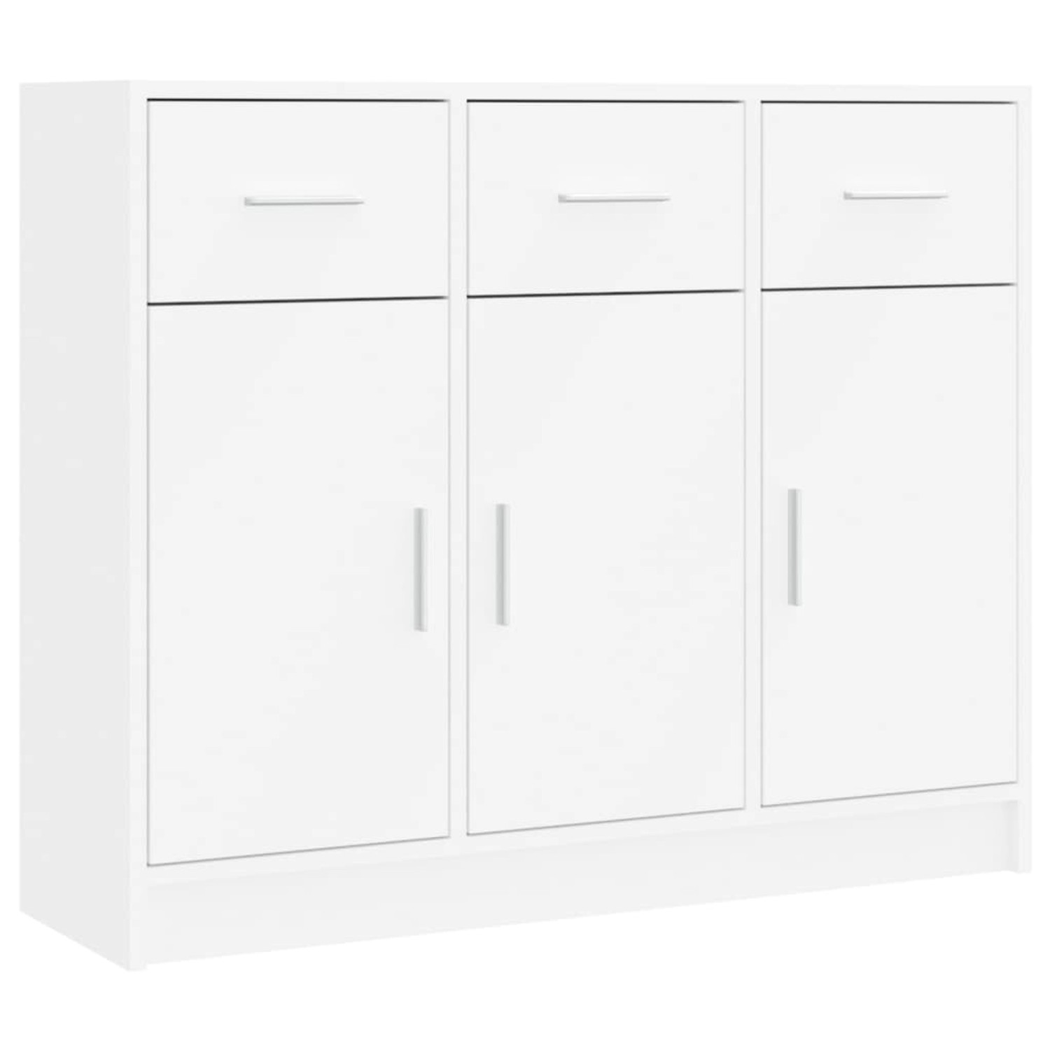 vidaXL Sideboard Weiß 91 x 28 x 75 cm Holzwerkstoff 823008 günstig online kaufen