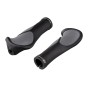 Ergonomische Force Fahrradgriffe Anatomic mit Verriegelung, schwarz/grau.
