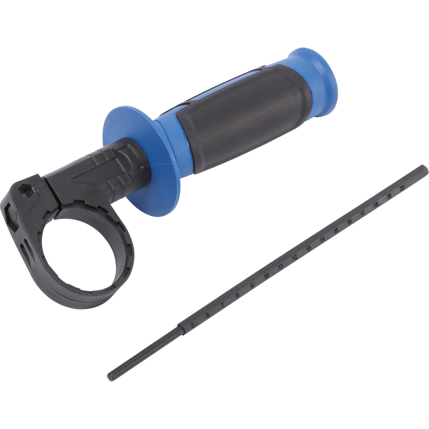 Handgriff und Tiefenstopp für LUX-TOOLS Schlagbohrmaschine E-BMS-21