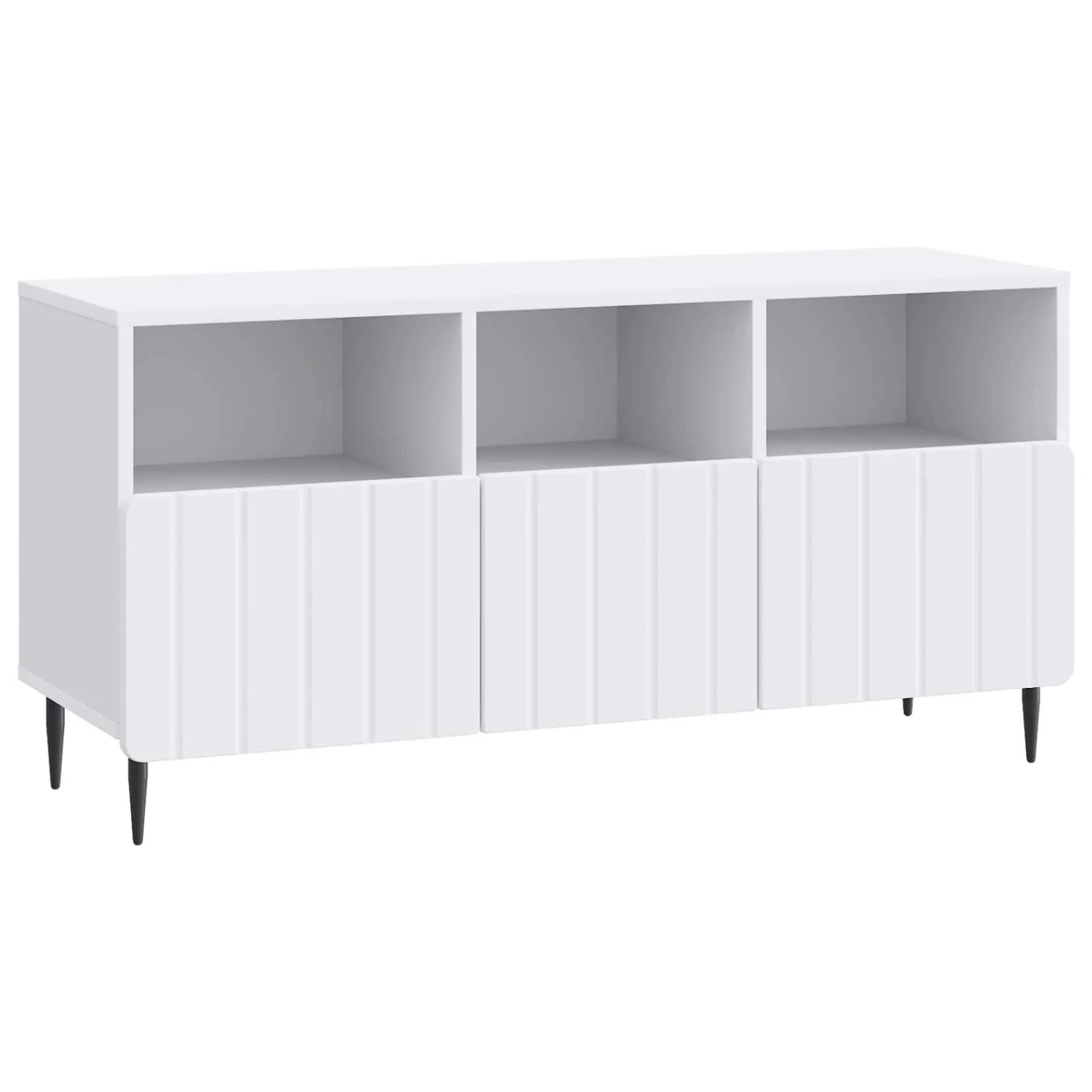 vidaXL TV-Schränk mit Schubladen Weiß 102 x 34,5 x 50 cm Holzwerkstoff 894445