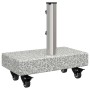 vidaXL Sonnenschirmständer Grau 45 x 25 x 45 cm Granit 42006585_7