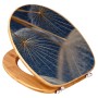 Banjado WC-Sitz aus Bambus mit Motiv Verblüht, Toilettendeckel aus Holz mit Universal Scharnieren.