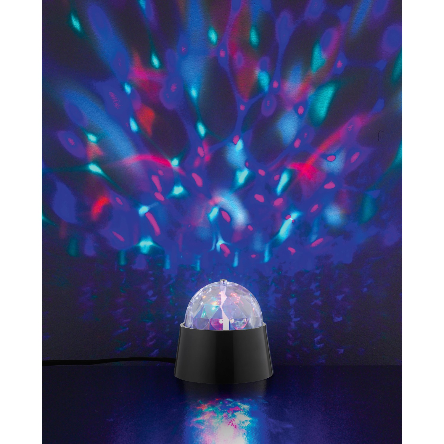 Just Light. LED-Tischleuchte Disco-Kugel Schwarz Ø 8,8 cm günstig online kaufen