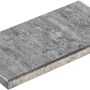 Diephaus Terrassenplatte Corso Graphit, 50x25x4 cm, nuancierte Optik für Terrasse und Garten.