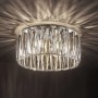 Transparente Lindby Deckenlampe Sofia, 4-flammig, für Wohnzimmer. Moderne Leuchte mit Acryl Lampenschirm.