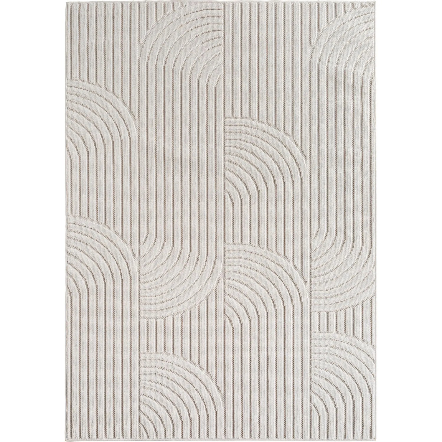 Ayyildiz Flachgewebeteppich Helix 2201 Creme 280 cm x 370 cm
