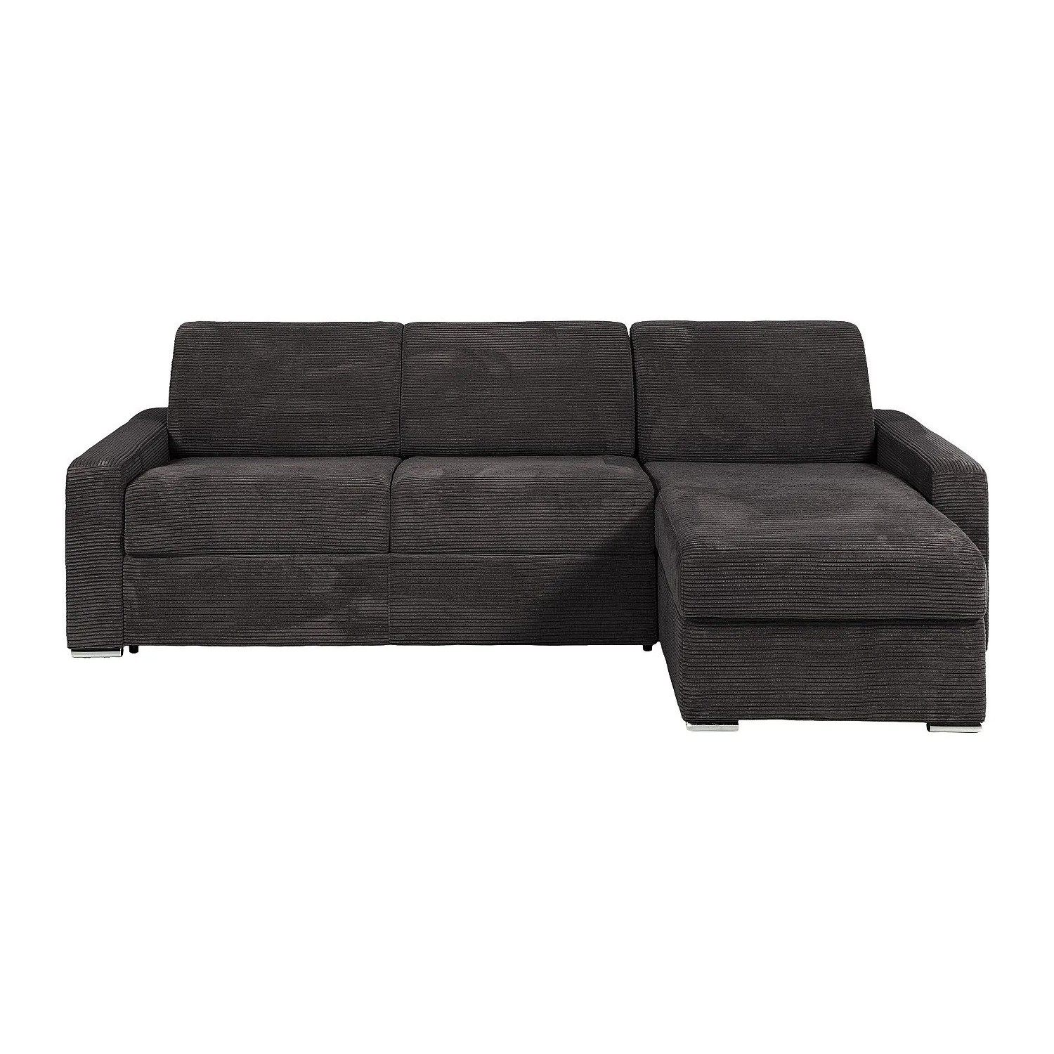 Vente-unique Schlafsofa Calito Anthrazitgrau 278 cm