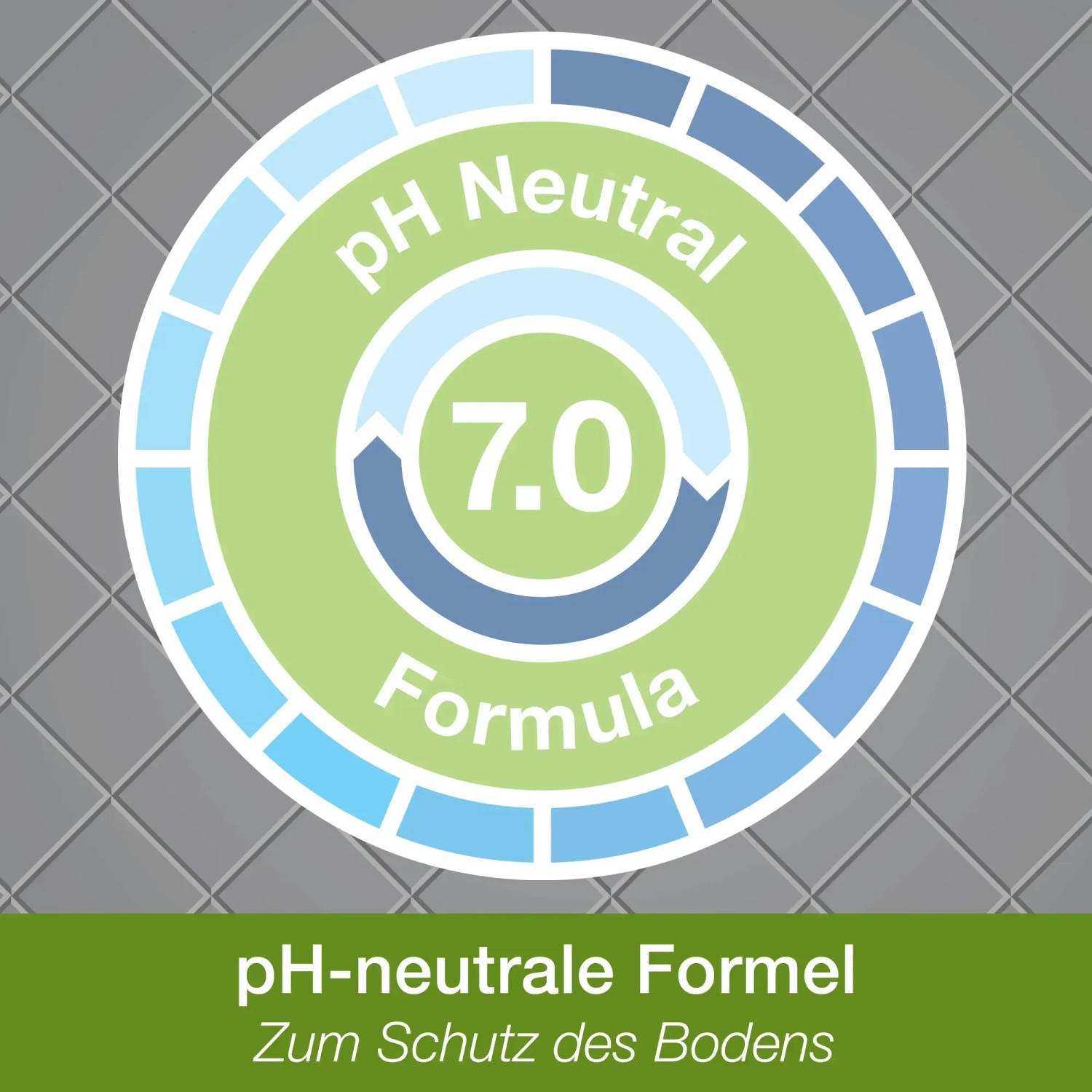 pH-neutrale Formel des Bona Reinigers für Stein-, Fliesen- und Laminatböden.