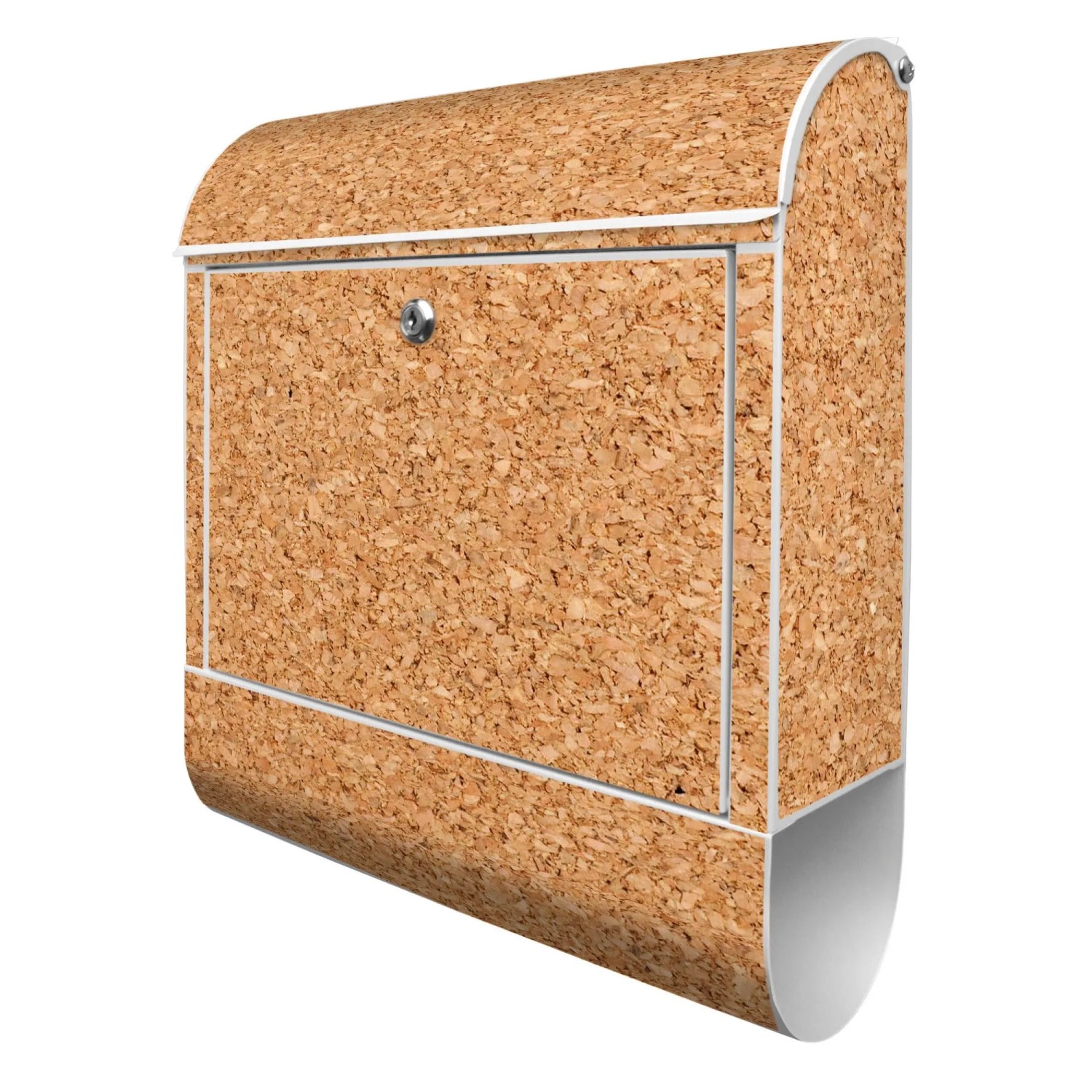 Banjado Design Briefkasten Weiß Pulverbeschichtet 39x47x14cm 2 Schlüssel Mi günstig online kaufen