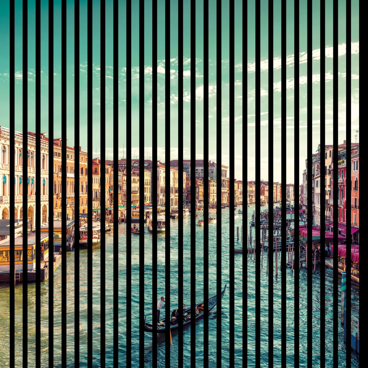 FN Acustico Akustikplatte Venedig 1 PET u. MDF Foliert 1.133 x 19 x 1.195 mm