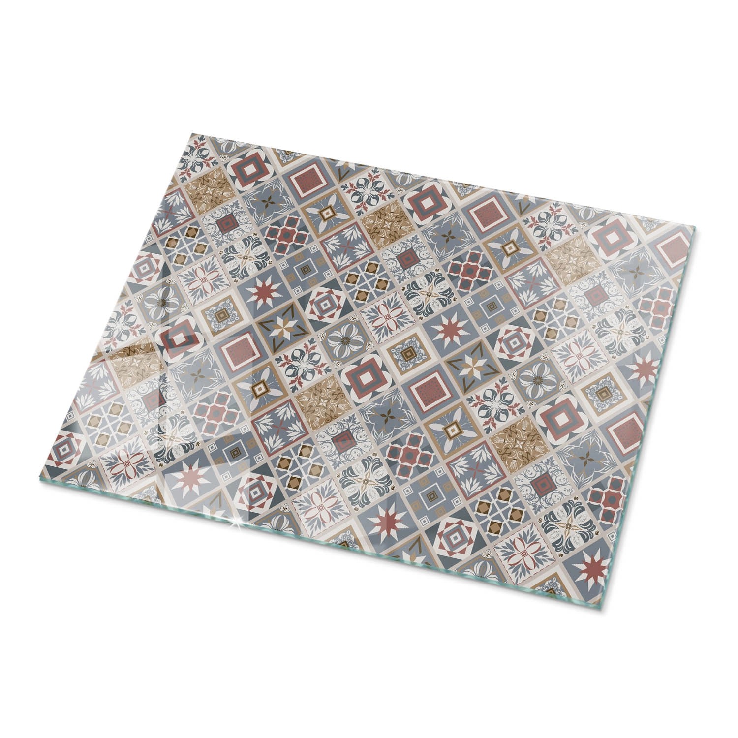 Tulup Tischplatte Mosaikmuster mit Ornamenten Gartentischplatte 80x60 cm Gr günstig online kaufen