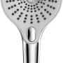 Wenko Duschkopf Ultimate Shower, Chrom/Weiß, Ø 13 cm. Handbrause mit verschiedenen Strahlarten.