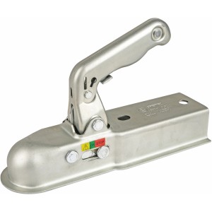 LAS Eckige Kupplungsklaue, 60 mm, für Autoanhänger bis 750 kg.