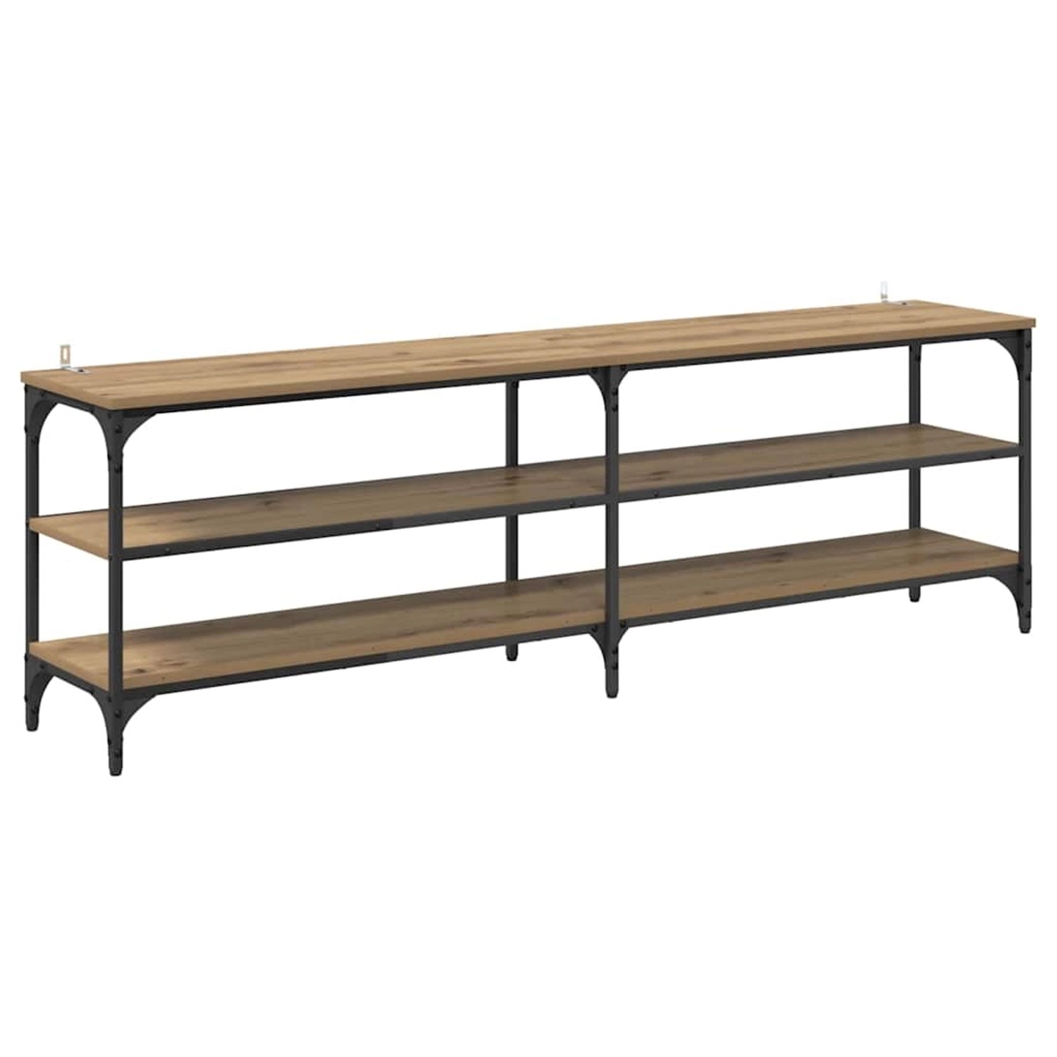 vidaXL TV-Schrank Artisan-Eiche 160 x 30 x 50 cm Verbundholz und Eisen 881289