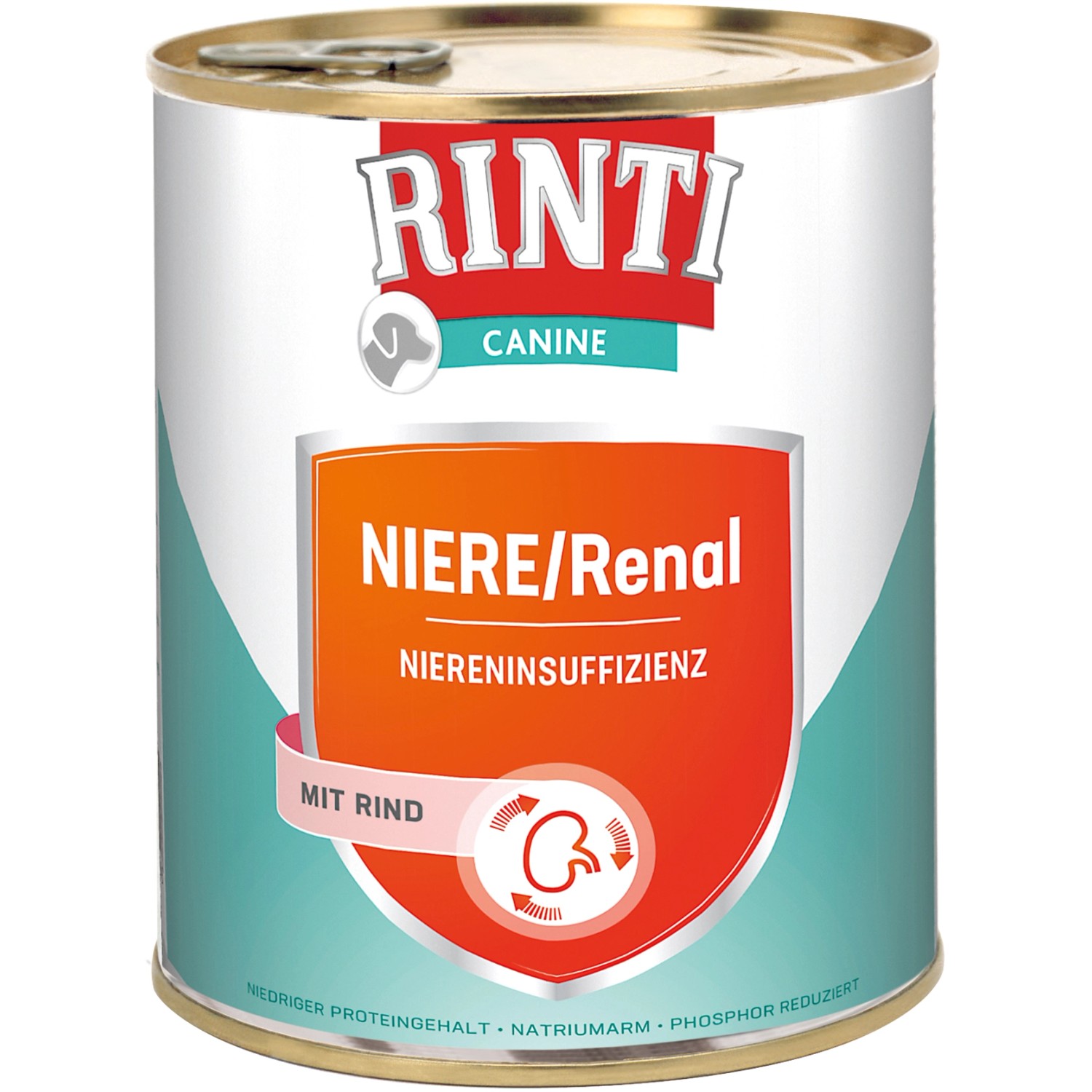 Rinti Hunde-Nassfutter Canine Niere/Renal Rind 800 g