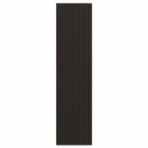 DenPanels Akustikpaneel TechVeneer Eiche Geräuchert Filz Schwarz 240 cm x 60 cm
