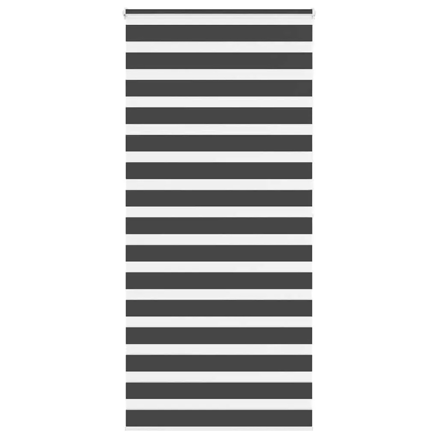 vidaXL Doppelrollo Schwarz 105x200 cm Stoffbreite 100,9 cm Polyester 401426 günstig online kaufen