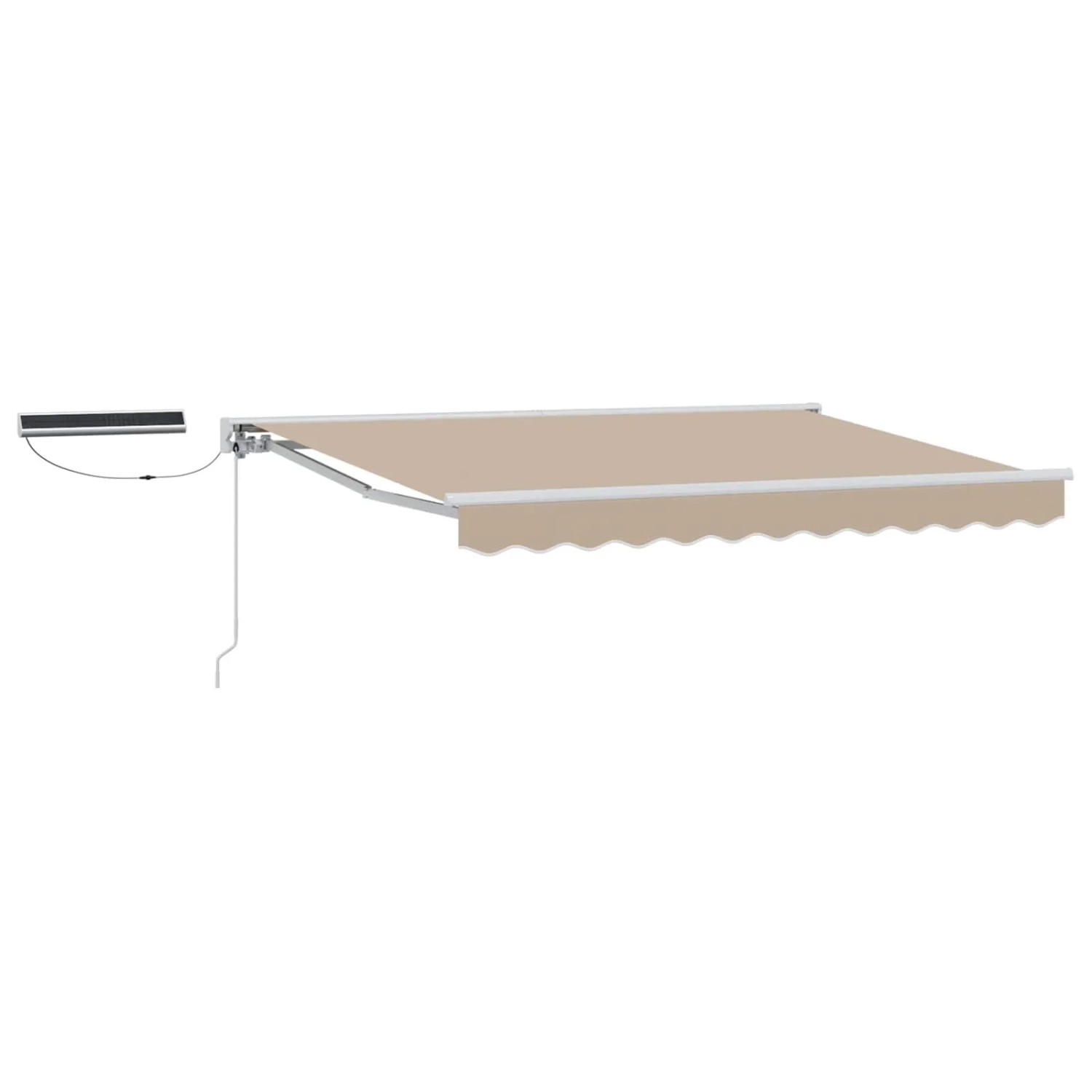 vidaXL Elektrische Ausziehbare Markise Beige 3 x 2,5 m 3421782