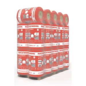 Palette Rockwool Klemmrock Dämmwolle 180mm, WLG 035, 25 Rollen (62,5m²).