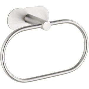 Wenko Handtuchring Orea aus Edelstahl matt, zur Wandmontage ohne Bohren.