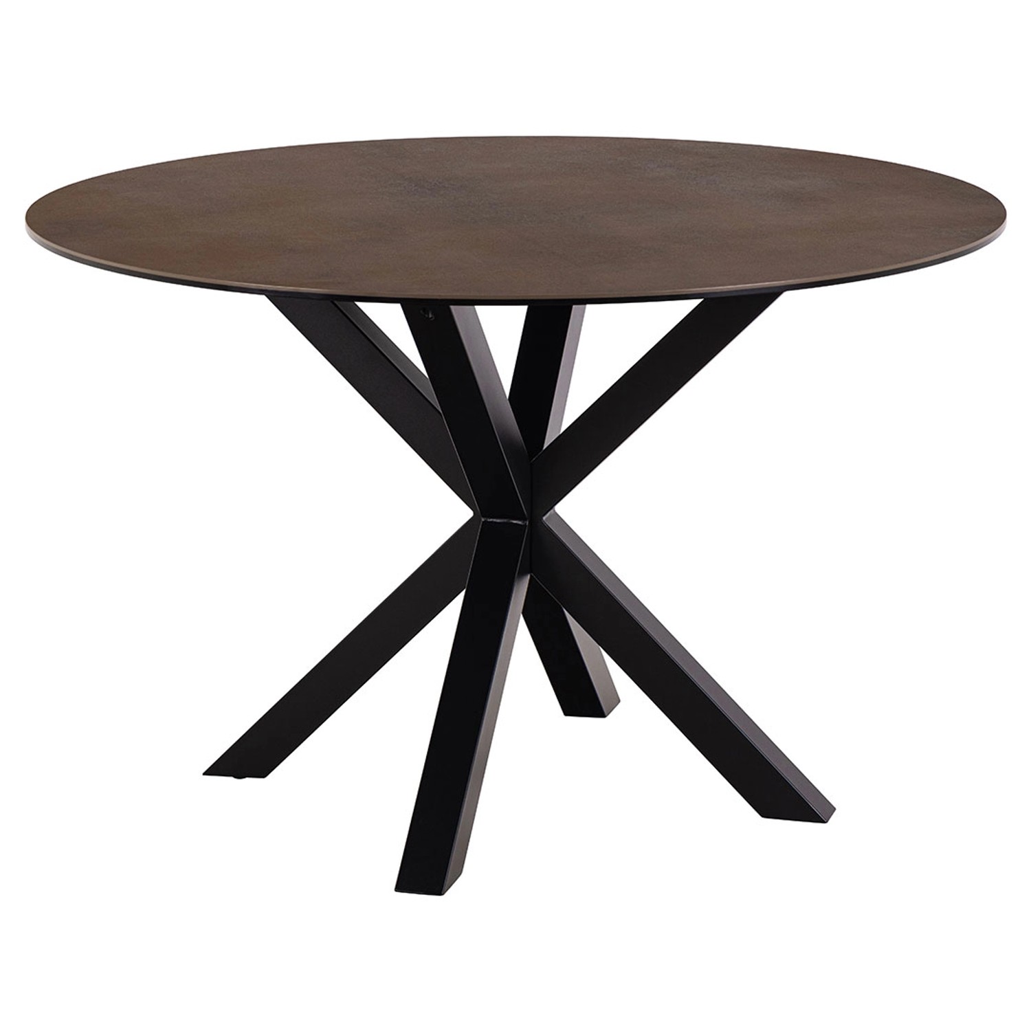 ebuy24 Heaven Esstisch Ø119cm Glas Braun günstig online kaufen