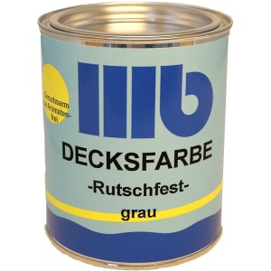 Wohlert Decksfarbe Grau Rutschfest 750 ml