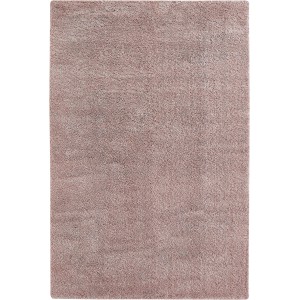 Andiamo Teppich Chia, 80x150 cm, Altrose: Moderner, kuscheliger Hochflor-Teppich in Rosa.