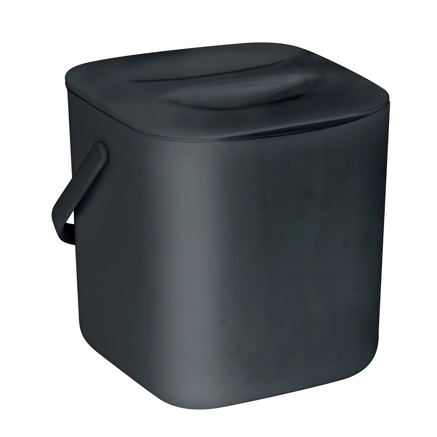 Schöner Wohnen Abfallsammler Cindy mit Sieb 3 l Schwarz