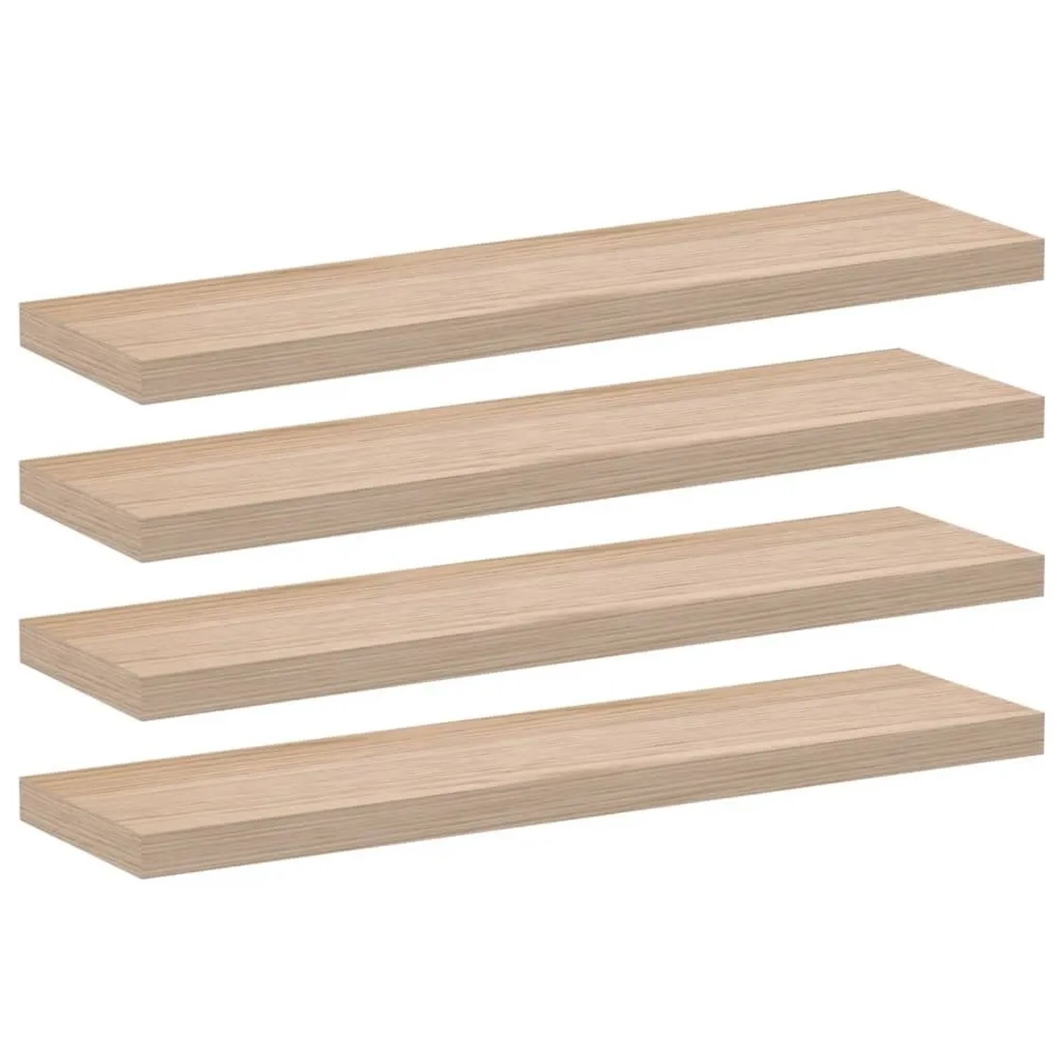 vidaXL Schweberegale 4 Stk 90x23,5x4 cm Holzwerkstoff 4010696