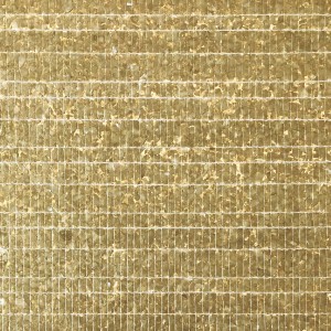 WALLFACE Vliestapete CSA07 mit Capiz-Muscheln in Gold-Braun. Dekorative Tapete mit Perlmutt-Optik.