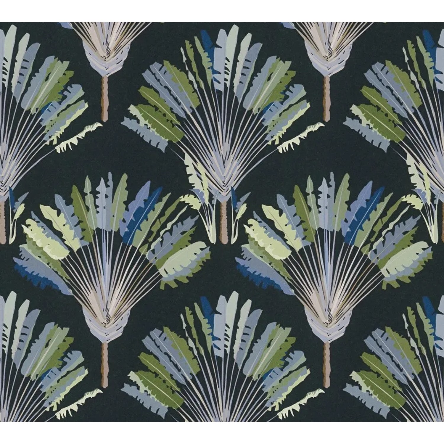 Tadessi Tapete Floral M1-No.1547 Vliestapete in Schwarz